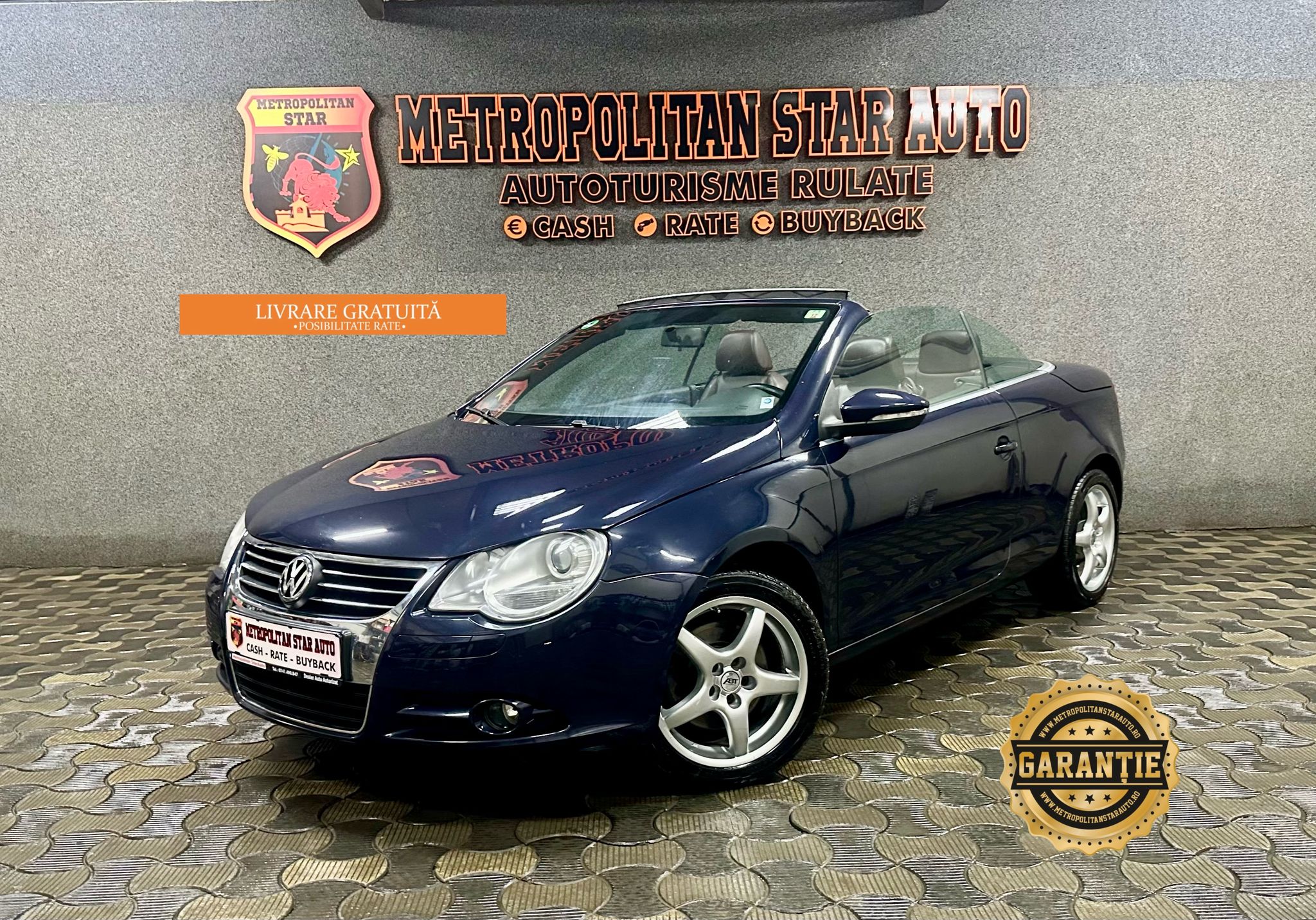 VW Eos 2009 Diesel •Piele Coniac• Navigatie GARANTIE